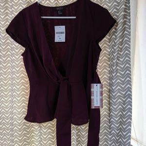 Wine Blouse